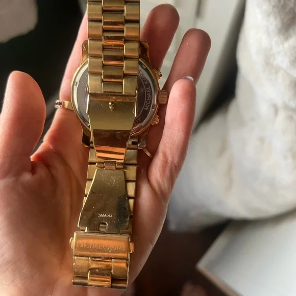 Michael Kors Men’s Gold-Tone Chronograph Watch - Picture 5 of 5